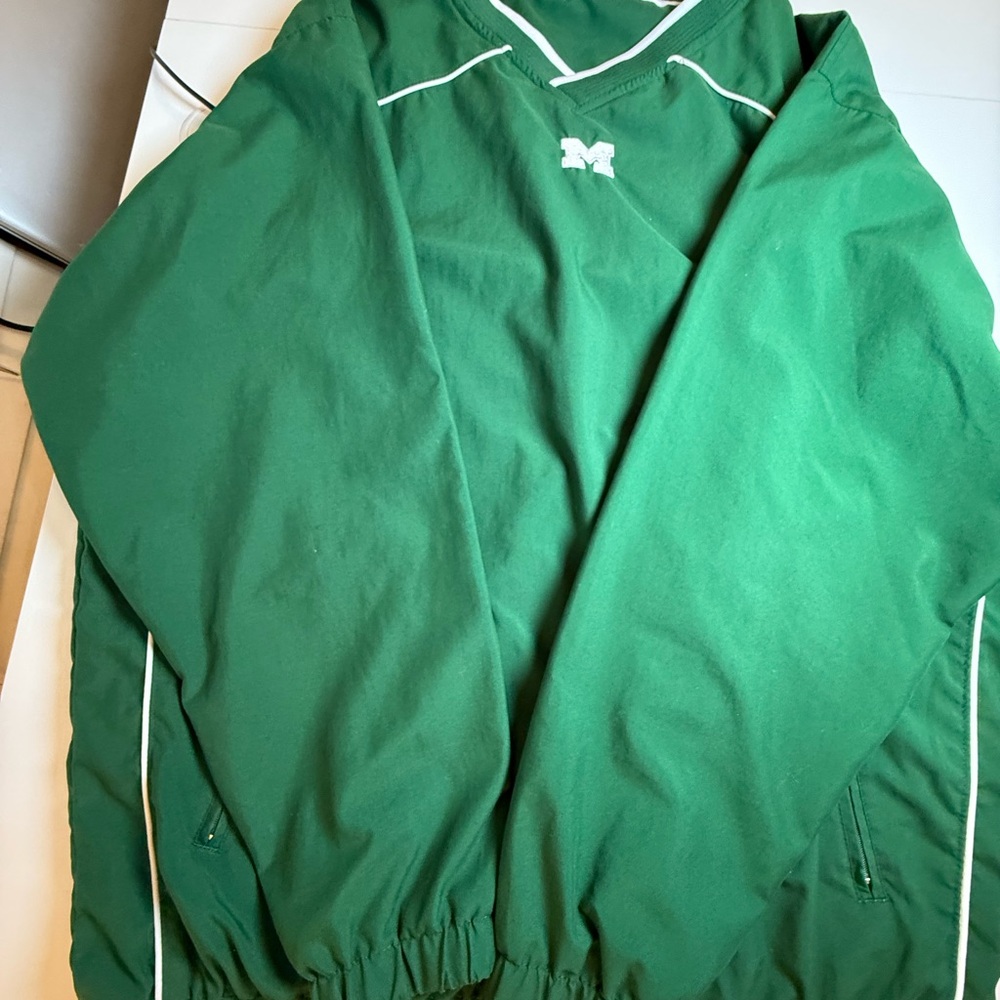 Russell Men’s Pull Over - Marshall‎ University Size Large. Windbreaker - Picture 8 of 14